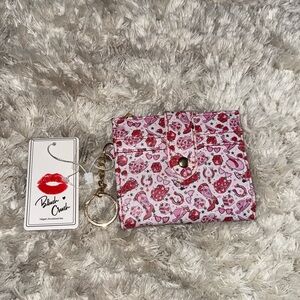 Blush Crush Pink and Red Cowgirl Patterned Wallet